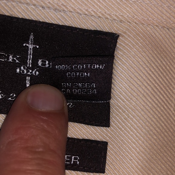 Black Brown 1826 Men’s Button Down Size 16 - Picture 6 of 6